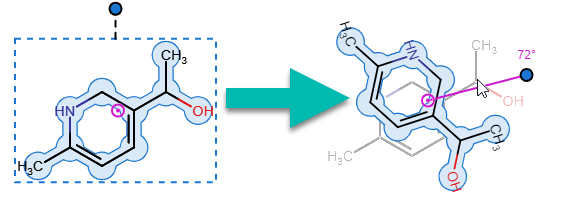 vmd rotate molecule in motion