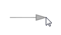 Drawing a reaction arrow