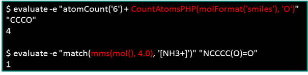 Built-in atomCount calculation