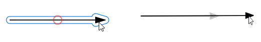 Changing the length of a reaction arrow
