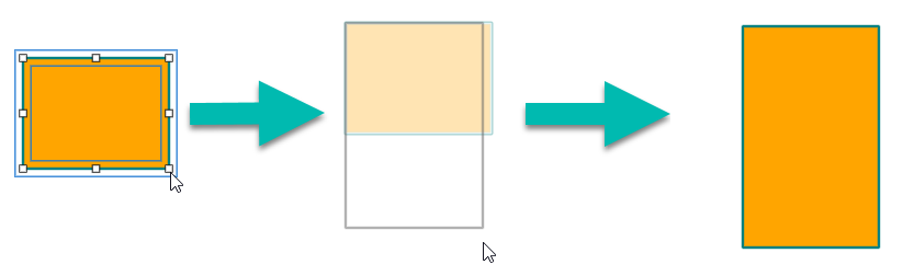 Changing the size of a rectangle graphical object