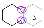 Merging two cyclohexane templates
