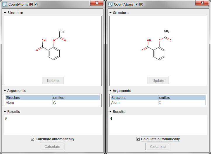 Example calculations